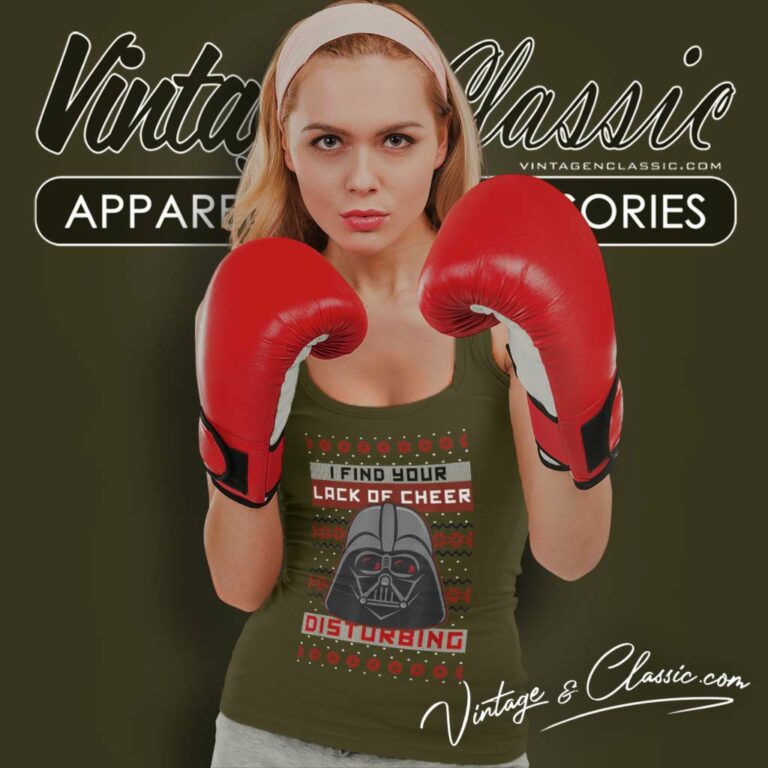 Darth Vader Lack Of Cheer Star Wars Ugly Christmas Tank Top Racerback Darth Vader Lack Of Cheer Star Wars Ugly Christmas Tank Top Racerback