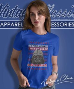 Darth Vader Lack Of Cheer Star Wars Ugly Christmas Women TShirt
