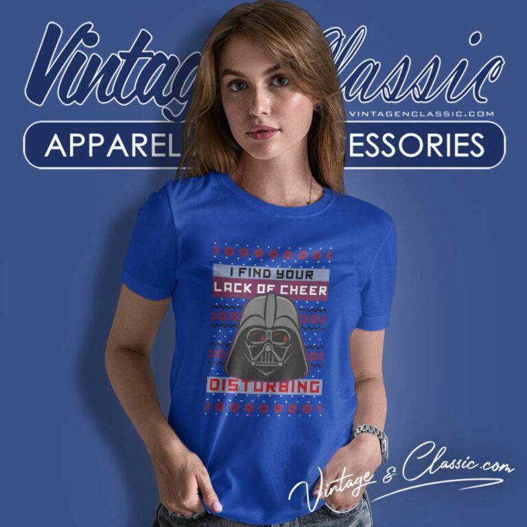 Darth Vader Lack Of Cheer Star Wars Ugly Christmas Women TShirt Darth Vader Lack Of Cheer Star Wars Ugly Christmas Women TShirt