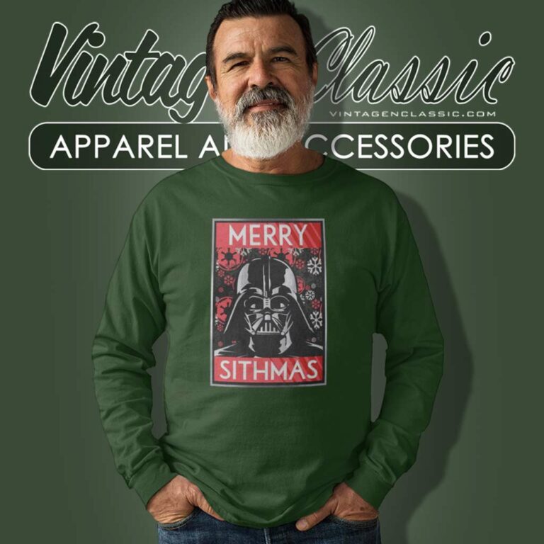 Darth Vader Merry Christmas Star Wars Long Sleeve Tee Darth Vader Merry Christmas Star Wars Long Sleeve Tee