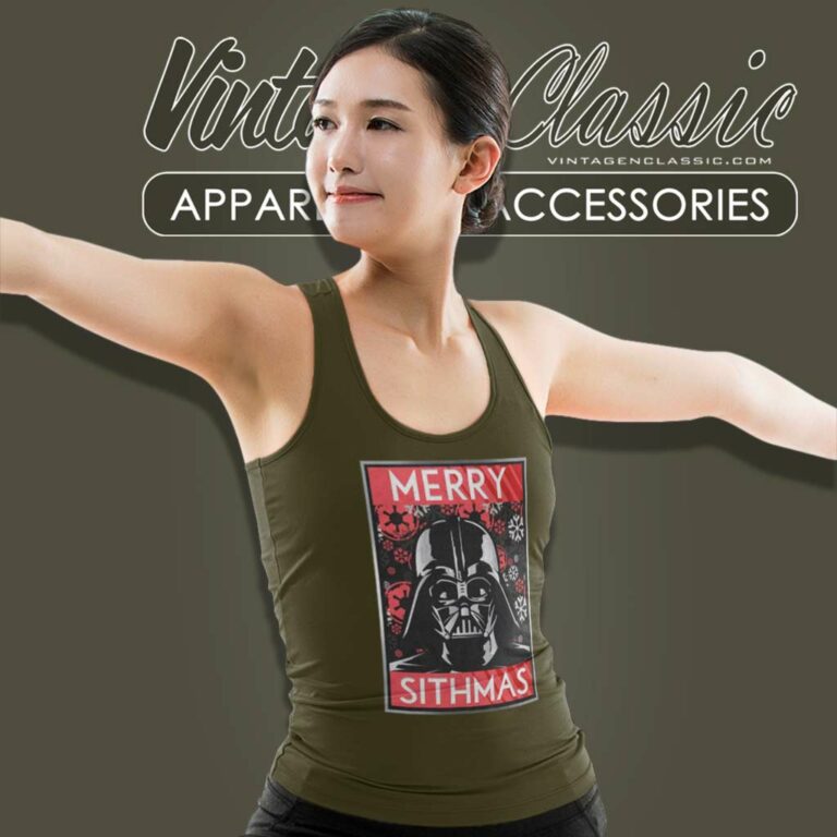 Darth Vader Merry Christmas Star Wars Tank Top Racerback Darth Vader Merry Christmas Star Wars Tank Top Racerback