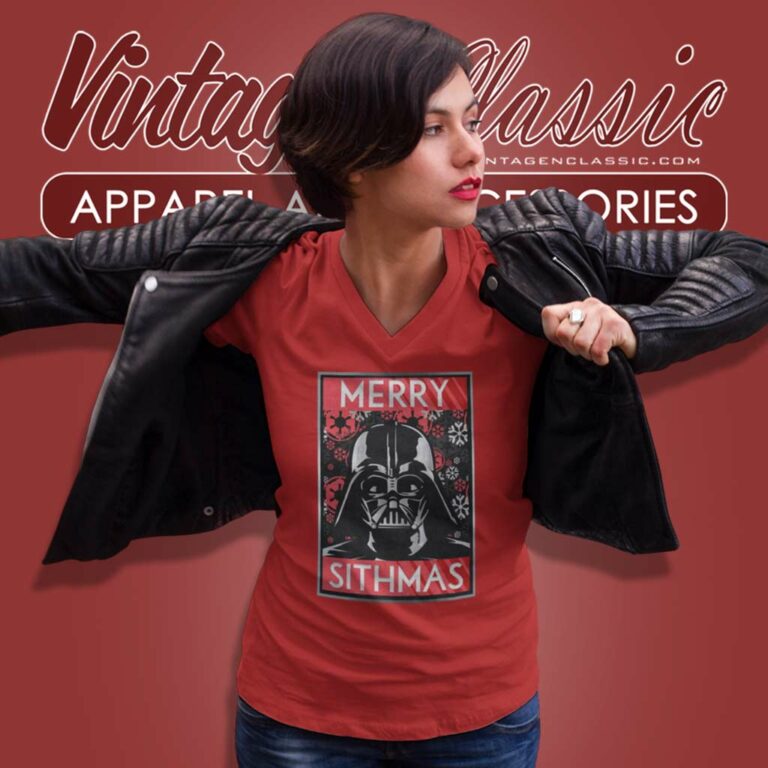 Darth Vader Merry Christmas Star Wars V Neck TShirt Darth Vader Merry Christmas Star Wars V Neck TShirt