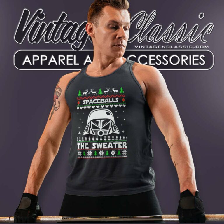 Darth Vader Spaceballs The Sweater Ugly Christmas Tank Top Racerback 1 Darth Vader Spaceballs The Sweater Ugly Christmas Tank Top Racerback 1