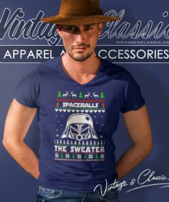 Darth Vader Spaceballs The Sweater Ugly Christmas Shirt 5 Darth Vader Spaceballs The Sweater Ugly Christmas V Neck TShirt 1
