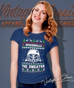 Darth Vader Spaceballs The Sweater Ugly Christmas Shirt 6 Darth Vader Spaceballs The Sweater Ugly Christmas Women TShirt 1