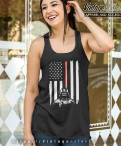 Darth Vader Star Wars American Flag Tank Top Racerback