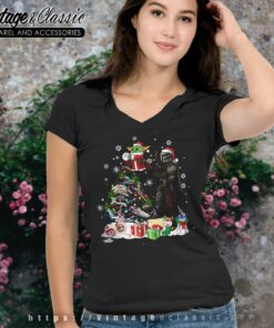 Darth Vader Star Wars Christmas Shirt 6 Darth Vader Star Wars Christmas V Neck TShirt