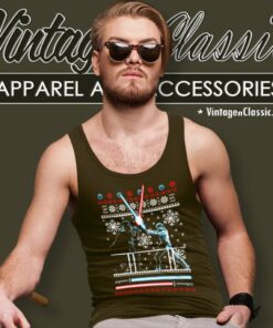 Darth Vader Star Wars Lightsaber Battle Christmas Ugly Tank Top Racerback