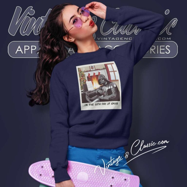 Darth Vader Star Wars On The Sith Day Of Xmas Sweatshirt Darth Vader Star Wars On The Sith Day Of Xmas Sweatshirt