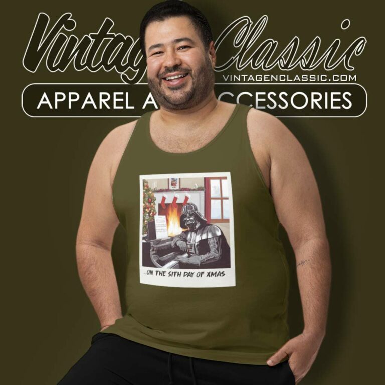 Darth Vader Star Wars On The Sith Day Of Xmas Tank Top Racerback Darth Vader Star Wars On The Sith Day Of Xmas Tank Top Racerback