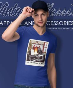 Darth Vader Star Wars On The Sith Day Of Xmas V Neck TShirt