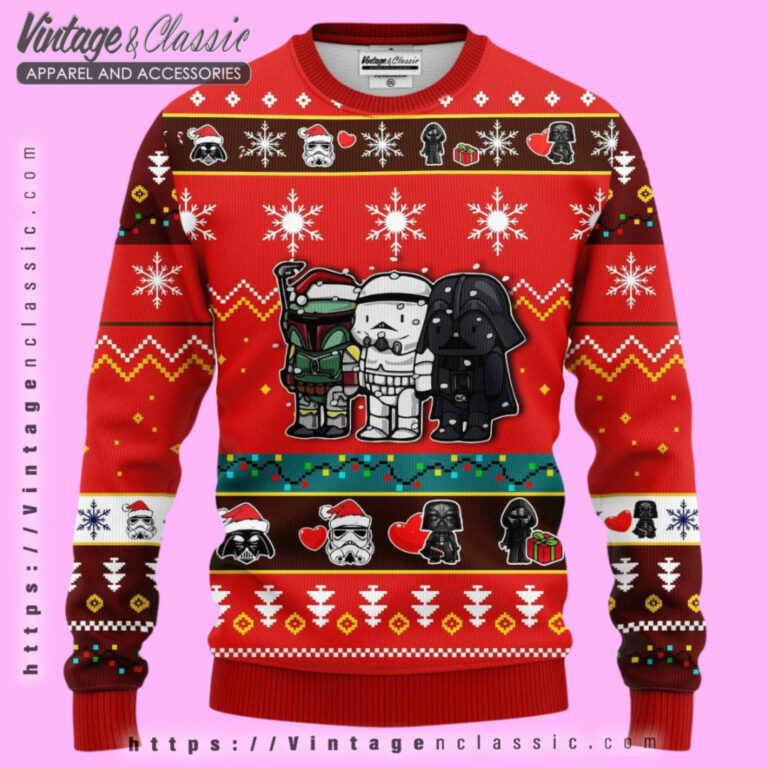 Darth Vader Stormtrooper Ugly Christmas Sweater Ugly Christmas Sweater Darth Vader Stormtrooper Ugly Christmas Sweater Ugly Christmas Sweater