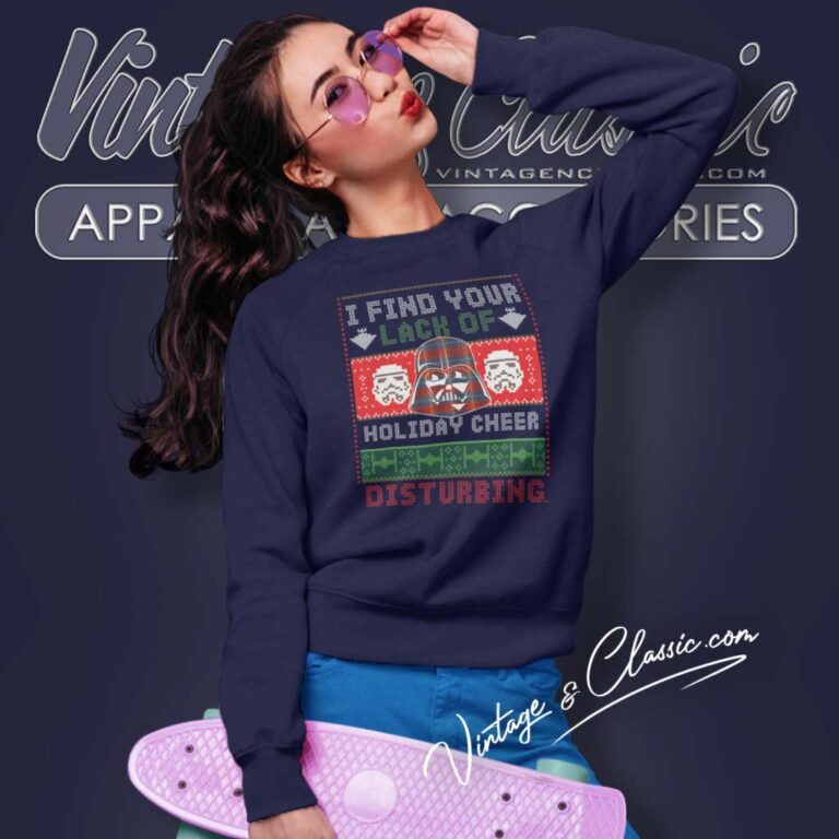 Darth Vader Ugly Christmas I Find Your Lack Of Star Wars Sweatshirt 1 Darth Vader Ugly Christmas I Find Your Lack Of Star Wars Sweatshirt 1