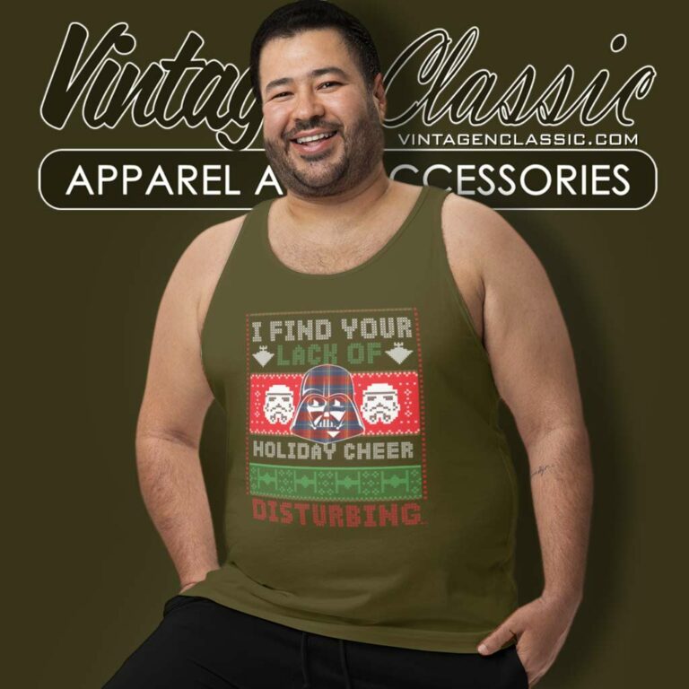 Darth Vader Ugly Christmas I Find Your Lack Of Star Wars Tank Top Racerback 1 Darth Vader Ugly Christmas I Find Your Lack Of Star Wars Tank Top Racerback 1