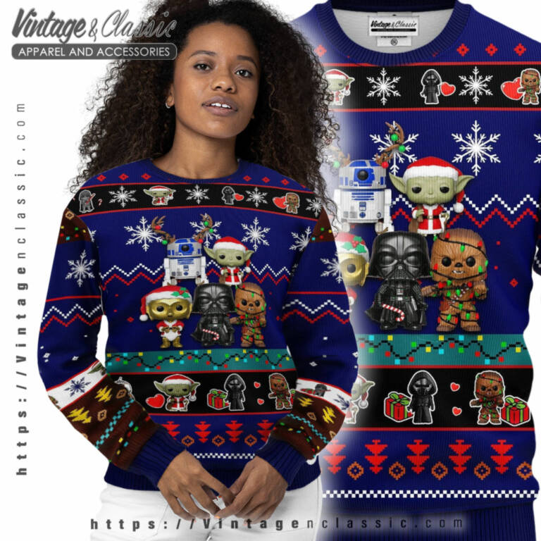 Darth Vader Xmas Ugly Christmas Sweater Women Ugly Sweater Darth Vader Xmas Ugly Christmas Sweater Women Ugly Sweater