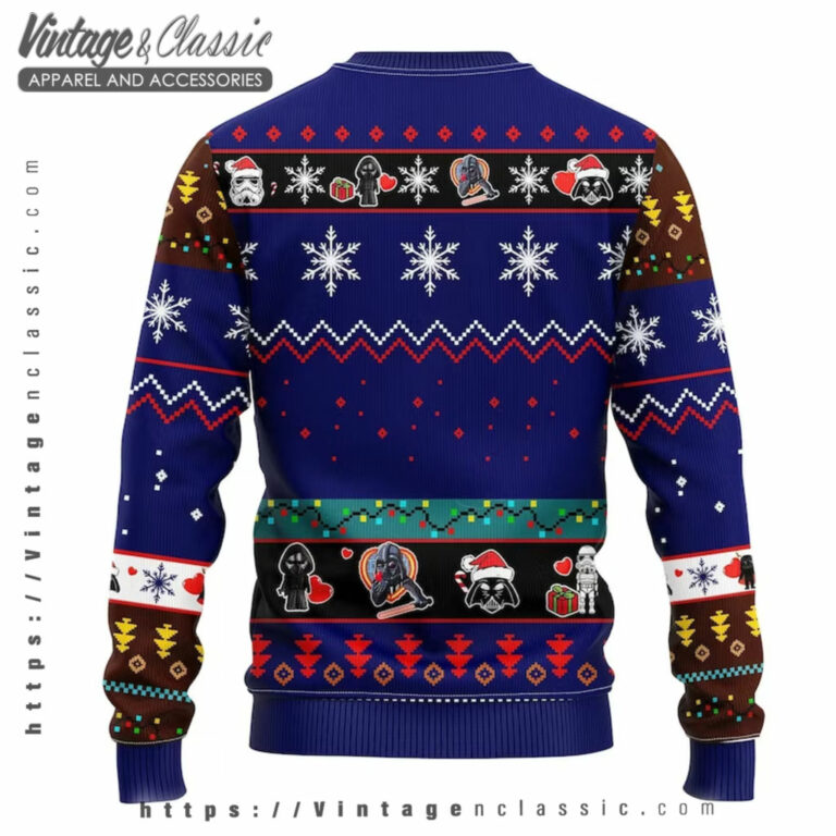 Darth Vader Xmas Ugly Christmas Sweater back Ugly Sweater Darth Vader Xmas Ugly Christmas Sweater back Ugly Sweater