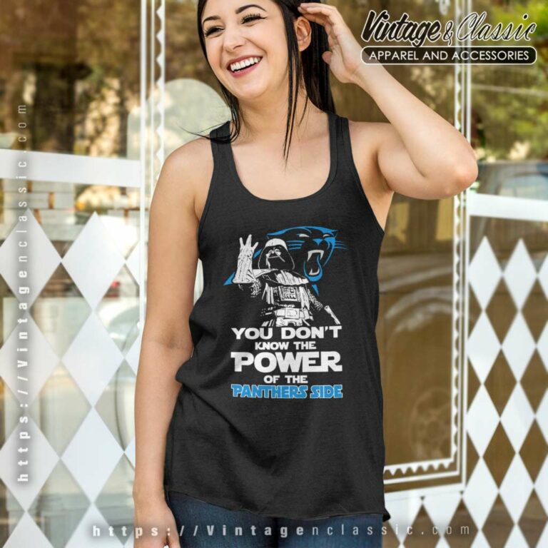 Darth Vader You Dont Know The Power Of The Panthers Side Tank Top Racerback Darth Vader You Dont Know The Power Of The Panthers Side Tank Top Racerback