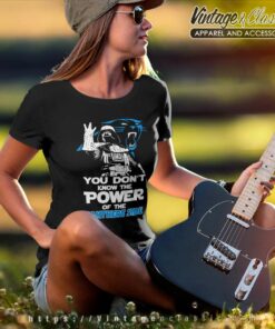 Darth Vader You Dont Know The Power Of The Panthers Side Women TShirt