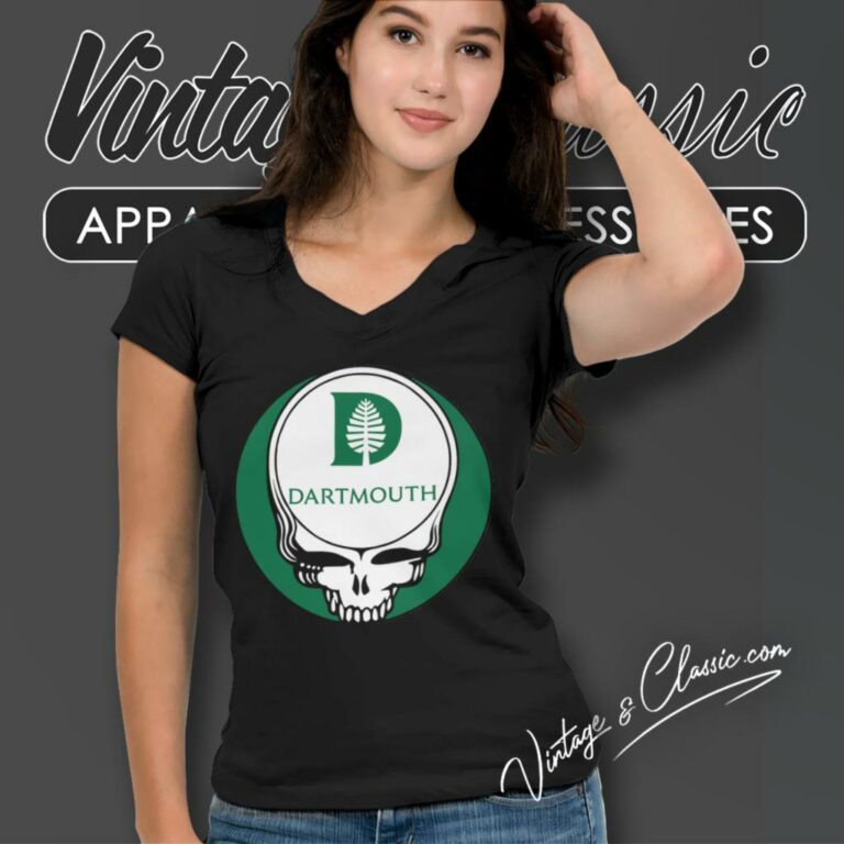 Dartmouth College Grateful Dead Steal Your Face V Neck TShirt Dartmouth College Grateful Dead Steal Your Face V Neck TShirt