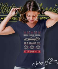 Dashing Through The Snow In Classy Porsche 944 Ugly Christmas Shirt 5 Dashing Through The Snow In Classy Porsche 944 Ugly Christmas V Neck TShirt