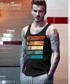 Daughter In Law Favorite Child Fathers Day Gift Tank Top Racerback
