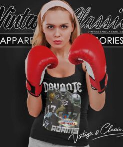 Davante Adams 17 Las Vegas Raiders 90s Bootleg Tank Top Racerback