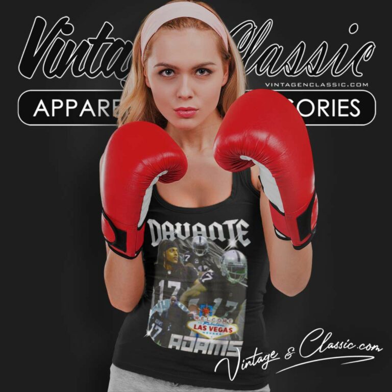 Davante Adams 17 Las Vegas Raiders 90s Bootleg Tank Top Racerback Davante Adams 17 Las Vegas Raiders 90s Bootleg Tank Top Racerback