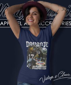 Davante Adams 17 Las Vegas Raiders 90s Bootleg V Neck TShirt