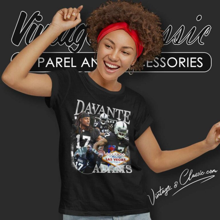 Davante Adams 17 Welcome To Fabulous Las Vegas Nevada Women TShirt Davante Adams 17 Welcome To Fabulous Las Vegas Nevada Women TShirt