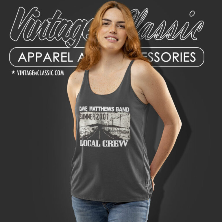 Dave Matthews Band Concert Shirt Summer Tour 2001 Tank Top Racerback Dave Matthews Band Concert Shirt Summer Tour 2001 Tank Top Racerback