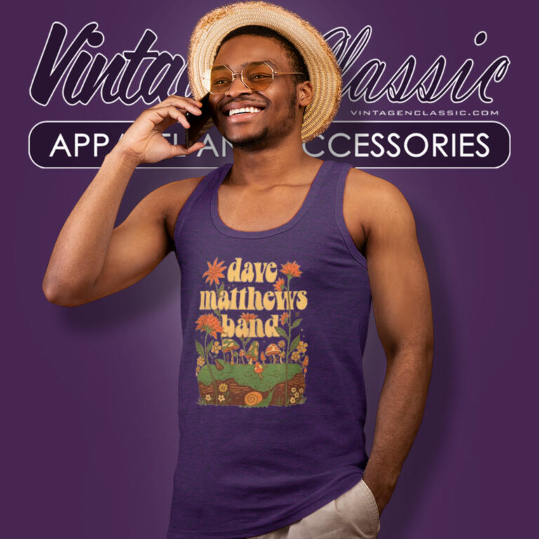 Dave Matthews Band Mushroom Tank Top Racerback Dave Matthews Band Mushroom Tank Top Racerback
