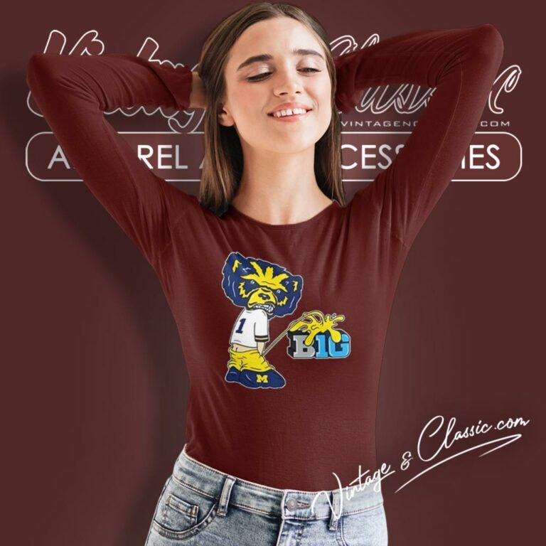 Dave Portnoy Mi Big 10 Long Sleeve Tee Dave Portnoy Mi Big 10 Long Sleeve Tee