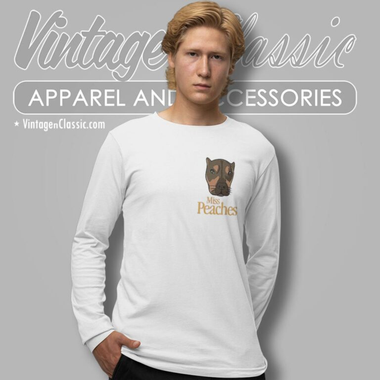 Dave Portnoy Miss Peaches Adopt Dont Shop Long Sleeve Tee Dave Portnoy Miss Peaches Adopt Dont Shop Long Sleeve Tee