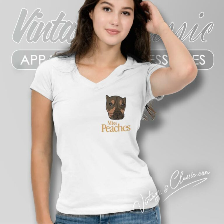 Dave Portnoy Miss Peaches Adopt Dont Shop V Neck TShirt Dave Portnoy Miss Peaches Adopt Dont Shop V Neck TShirt