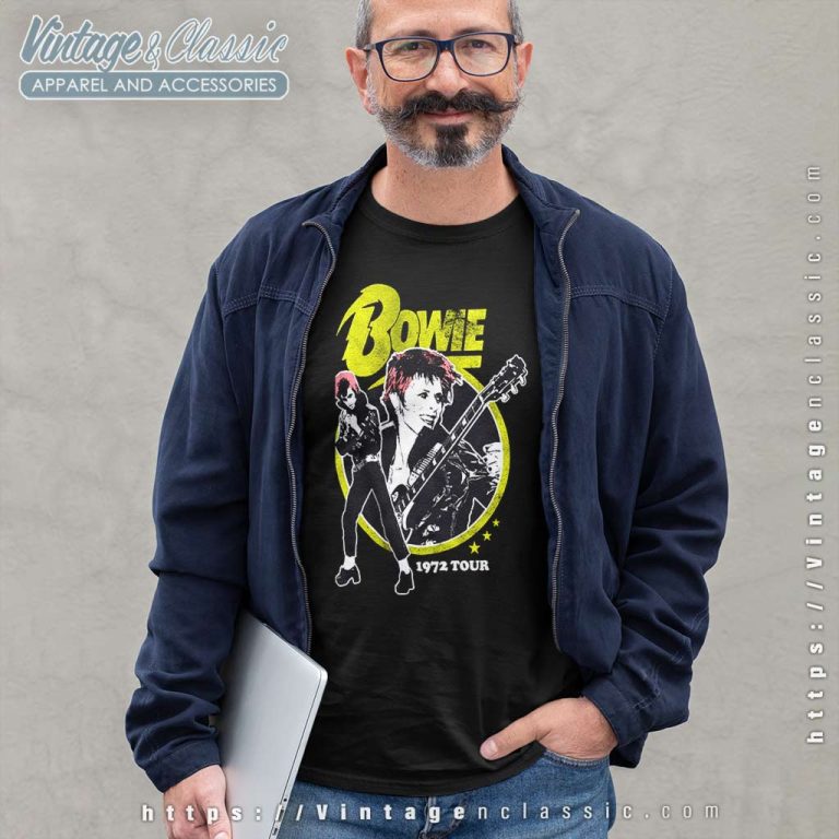 David Bowie 1972 Tour Long Sleeve Tee David Bowie 1972 Tour Long Sleeve Tee