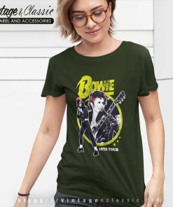 David Bowie 1972 Tour Women TShirt