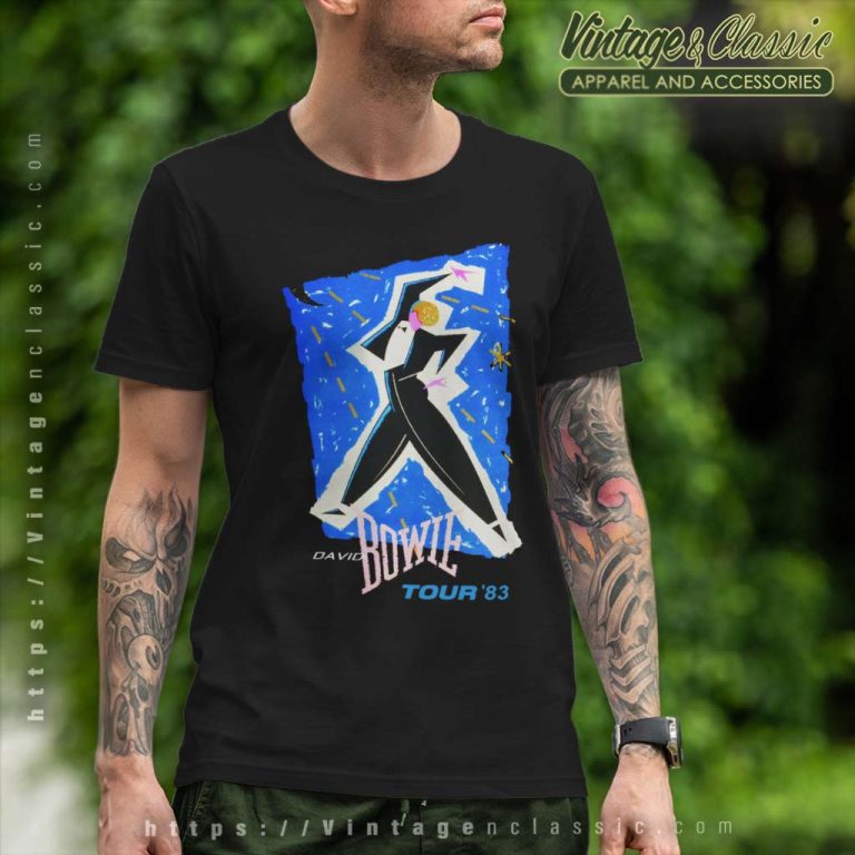 David Bowie 1983 Tour T Shirt David Bowie 1983 Tour T Shirt