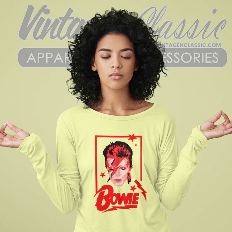 David Bowie Aladdin Frame Long Sleeve Tee David Bowie Aladdin Frame Long Sleeve Tee