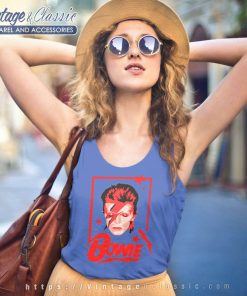David Bowie Aladdin Frame Tank Top Racerback