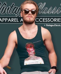 David Bowie Aladdin Sane Tank Top Racerback