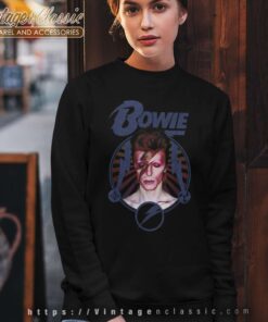 David Bowie Blue Lightning Sweatshirt