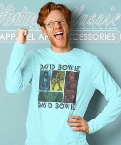 David Bowie Collage Long Sleeve Tee