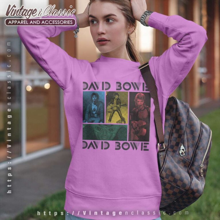 David Bowie Collage Sweatshirt David Bowie Collage Sweatshirt