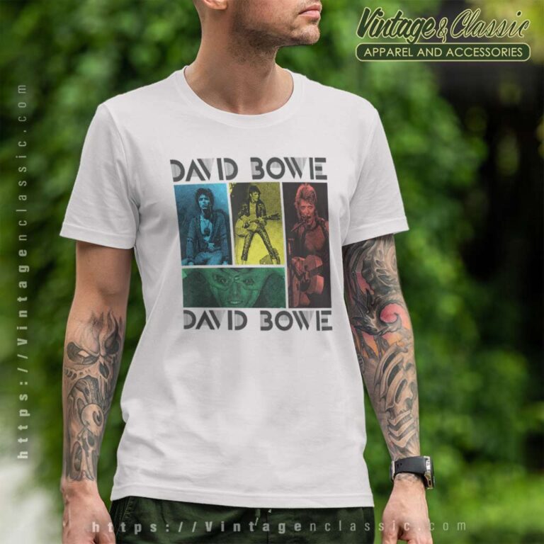 David Bowie Collage T Shirt David Bowie Collage T Shirt
