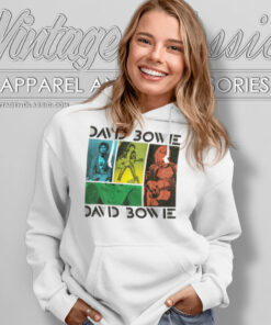 David Bowie Colored Squares Shirt