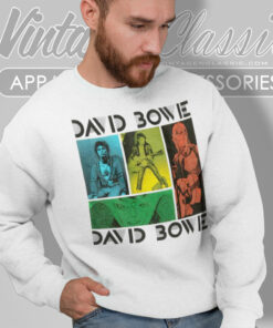 David Bowie Colored Squares Sweatshirt