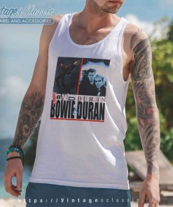 David Bowie Duran 1987 Tank Top Racerback