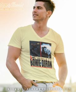 David Bowie Duran 1987 V Neck TShirt