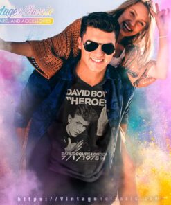 David Bowie Earls Court V Neck TShirt