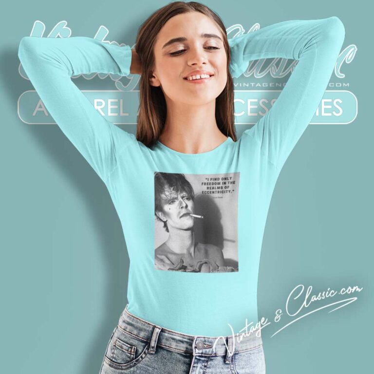 David Bowie Eccentric Shirt Gift For Fans Long Sleeve Tee David Bowie Eccentric Shirt Gift For Fans Long Sleeve Tee